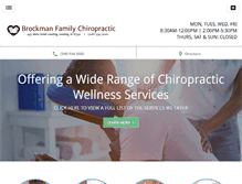 Tablet Screenshot of brockmanchiroid.com